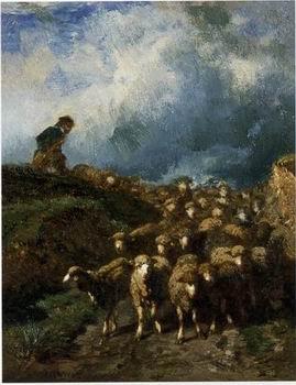 unknow artist Sheep 186 oil painting image